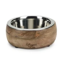 Beeztees Designed By Lotte Houten Hondenvoerbak Mandira 16.5 Cm