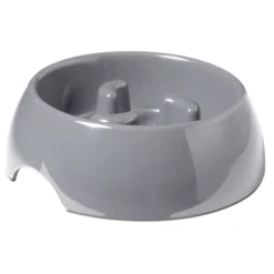 Adori Anti-Schrok Voerbak L 800ml Grijs - Hondenvoerbak - 22 Cm