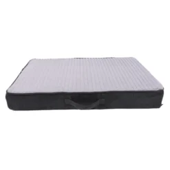 Adori Orthopedisch Bed Hamilton Lichtgrijs&Donkergrijs - Hondenmatras - 100x70x10 Cm