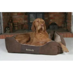Scruffs Chester Box Bed - Chocolade (bruin) - L -Goedkope Fluffy Poot Winkel file 315