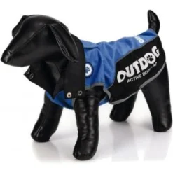 Beeztees Honden Regenjas Outdog Blauw/zwart XL 47 Cm