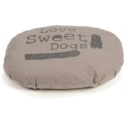 Beeztees Hondenkussen Ovaal Sweet Dogs Mokka 56 X 42 Cm