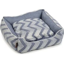 Beeztees Hondenmand ZigZag Blauw 65 X 60 X 20 Cm