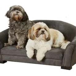 Enchanted Hondenmand Sofa Artemis Grijs 81,5x51x38 Cm