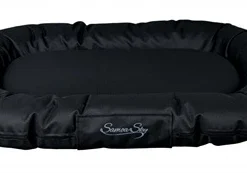 Trixie Hondenkussen Samoa Sky Ovaal Zwart 100x75 Cm