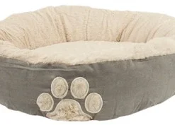 Hugs Hondenmand Ovaal Dove Grijs 61x61x13 Cm