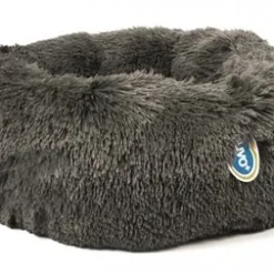 Duvo+ Hondenmand Donut Met Lang Haar Grijs 55x30x17 Cm