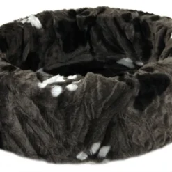 Petcomfort Katten/hondenmand Bont Grijs Grote Poot 56x50x15 Cm.