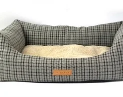 Ralph&co Hondenmand Henley Tweed Grijs 50x45x25 Cm