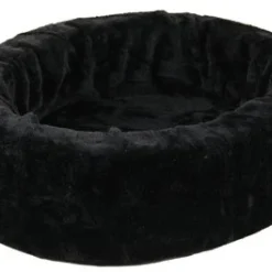 Petcomfort Katten / Hondenmand Bont Zwart 56x50x15 Cm.