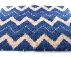Vetbed Ethnic Blauw / Beige 50x75 Cm