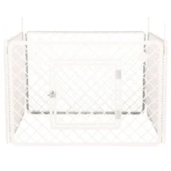Puppyren 4 Panelen Wit 90x90x60 Cm