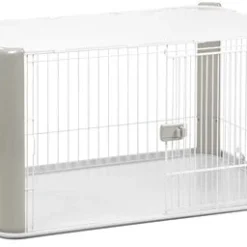 Puppyren Met Dak Grijs 113x79x60 Cm