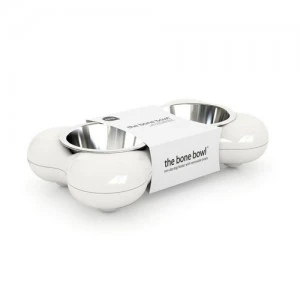 Hing The Bone Bowl - Wit - 39 X 22 X 7 Cm 1 Hing The Bone Bowl - Wit - 39 X 22 X 7 Cm