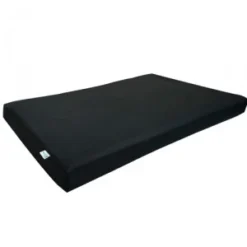 MediDog Orthopedisch Kussen- Zwart - Leer - S (65x50x10cm)