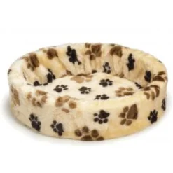 Beeztees Teddy Hondenmand Met Grote Voetprint Creme 60 Cm