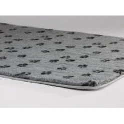 Beeztees Vetbed Grijs Met Pootjesprint Voor Honden Medium